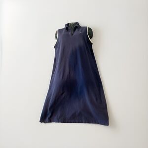Tommy Hilfiger Shirt Dress Womens 2X Sleeveless Navy 6% Spandex